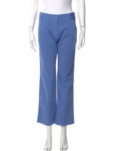 Pre-owned Jil Sander Wide Leg Pants In Blue