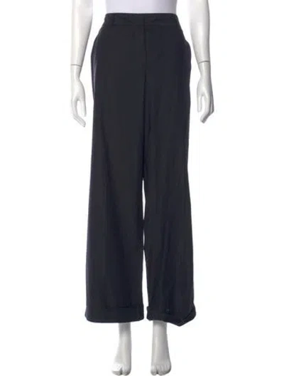 Pre-owned Jil Sander Wide Leg Pants In Blue