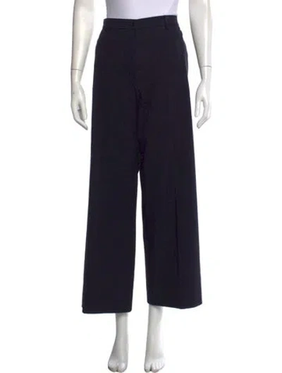Pre-owned Jil Sander Wide Leg Pants In Blue