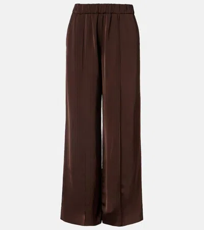 Jil Sander Wide-leg Pants In Brown