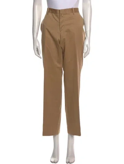Pre-owned Jil Sander Wide Leg Pants In Brown