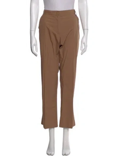 Pre-owned Jil Sander Wide Leg Pants In Brown
