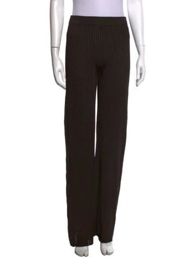 Pre-owned Jil Sander Wide Leg Pants In Brown