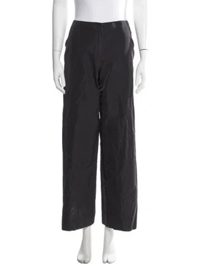 Pre-owned Jil Sander Wide Leg Pants In Gray