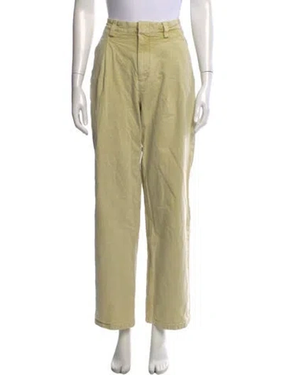 Pre-owned Jil Sander Wide Leg Pants In Green