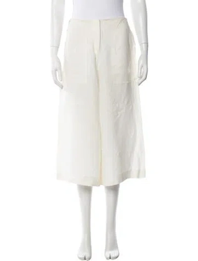 Pre-owned Jil Sander Wide Leg Pants In Neutral