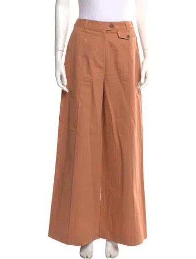 Pre-owned Jil Sander Wide Leg Pants In Orange