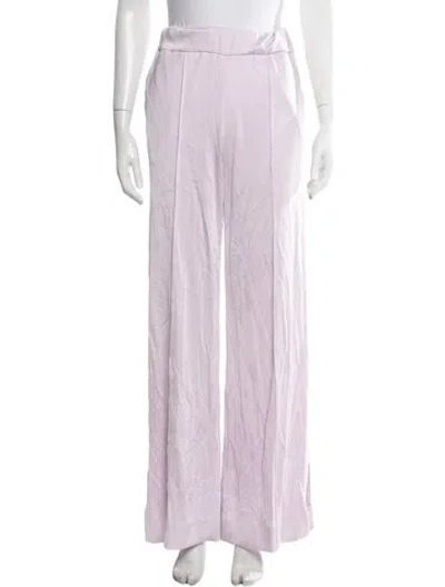 Pre-owned Jil Sander Wide Leg Pants In Purple