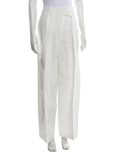 Pre-owned Jil Sander Wide Leg Pants W/ Tags In White