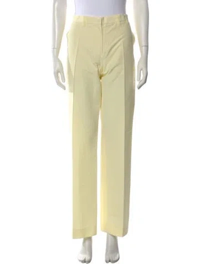 Pre-owned Jil Sander Wide Leg Pants W/ Tags In Yellow