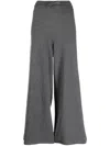Jil Sander Wide Leg Pants With Drawstring Waistband In Gray