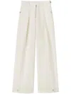 Jil Sander Wide-leg Pants With High Waist In White