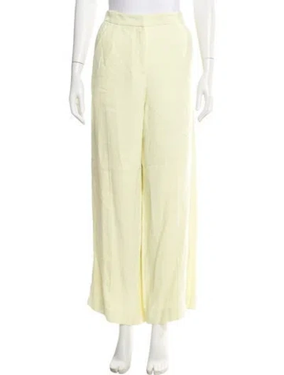 Pre-owned Jil Sander Wide Leg Pants In Yellow