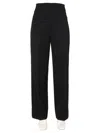 Jil Sander Wide-leg Tailored Trousers In Black