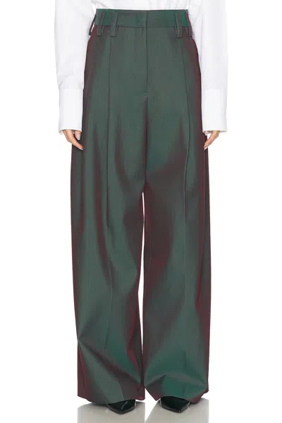 Jil Sander Wide Leg Trouser In Purple
