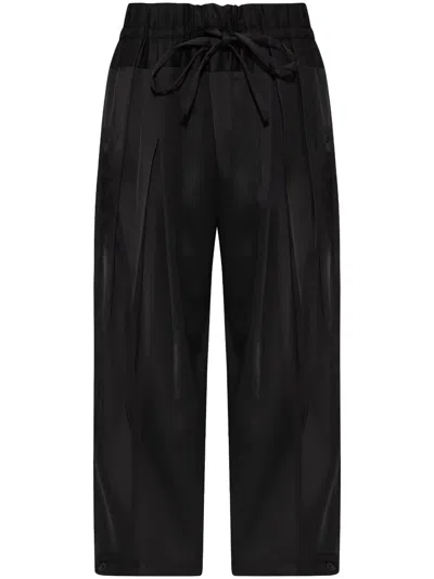 Jil Sander Wide-leg Trousers In Black