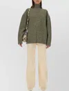 JIL SANDER WIDE LEG TROUSERS WITH FRONT AND BACK POCKETS