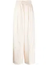 Jil Sander Wide Leg Trousers With Relaxed Fit In Neutral