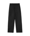 Jil Sander Wide-leg Wool Trousers In Black