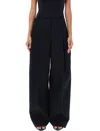 Jil Sander Wide Pant In Black