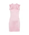 Jil Sander Wide-ribbed Sleeveless Tunic In Pink
