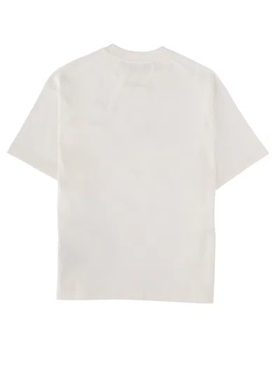 Jil Sander Wide T-shirt With Logo In White
