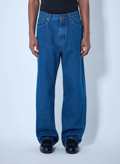 Jil Sander Wide-leg Denim Jeans In Blue