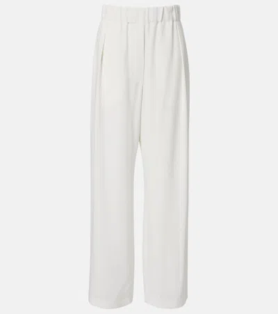 Jil Sander Wide-leg Pants In White