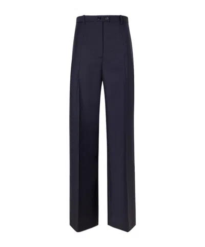 Jil Sander Wide-leg Tailored Trousers In Blue