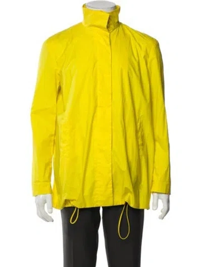 Pre-owned Jil Sander Windbreaker In Yellow