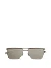 Jil Sander Wireframe Sunglasses In Metallic