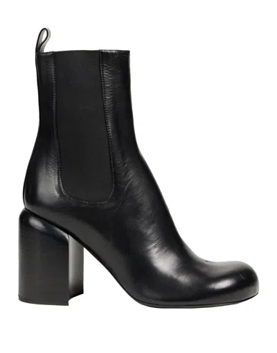 Jil Sander Ankle Boots In Black