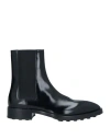 Jil Sander Woman Ankle Boots Black Size 11 Soft Leather In Black