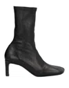 Jil Sander Slanted 70mm Square-toe Ankle Boots In Black