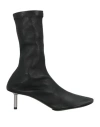 Jil Sander Woman Ankle Boots Black Size 8 Leather In Black