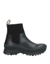 Jil Sander Woman Ankle Boots Black Size 9 Leather In Black