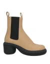 Jil Sander Woman Ankle Boots Sand Size 6 Leather In Beige