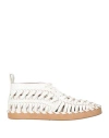 Jil Sander Woman Ankle Boots White Size 7.5 Calfskin
