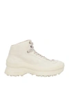 Jil Sander Woman Ankle Boots White Size 8 Leather In White