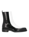 Jil Sander Woman Ankle Boots White Size 8 Leather