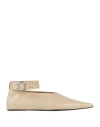 Jil Sander Ballettsandalen -  - Leder - Beige In Beige