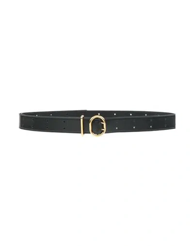 Jil Sander Woman Belt Black Size Onesize Leather