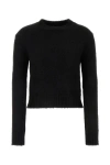 Jil Sander Black Alpaca Blend Sweater In Black