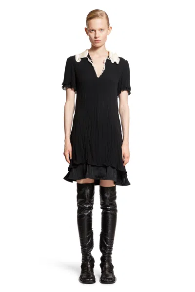 Jil Sander Woman Black&white Dresses