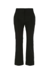 Jil Sander Cotton Pant With Back Pockets And Waistband In Black