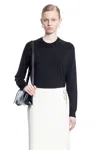 Jil Sander Maglione In Cotone Superfino In Black