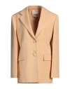 Jil Sander Woman Blazer Apricot Size 2 Viscose, Silk In Orange
