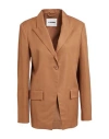 Jil Sander Woman Blazer Light Brown Size 2 Viscose In Beige