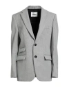 Jil Sander Woman Blazer Light Grey Size 6 Virgin Wool