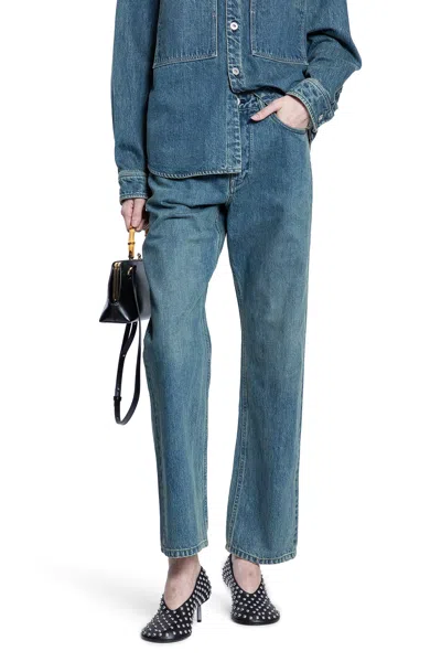Jil Sander Woman Blue Jeans